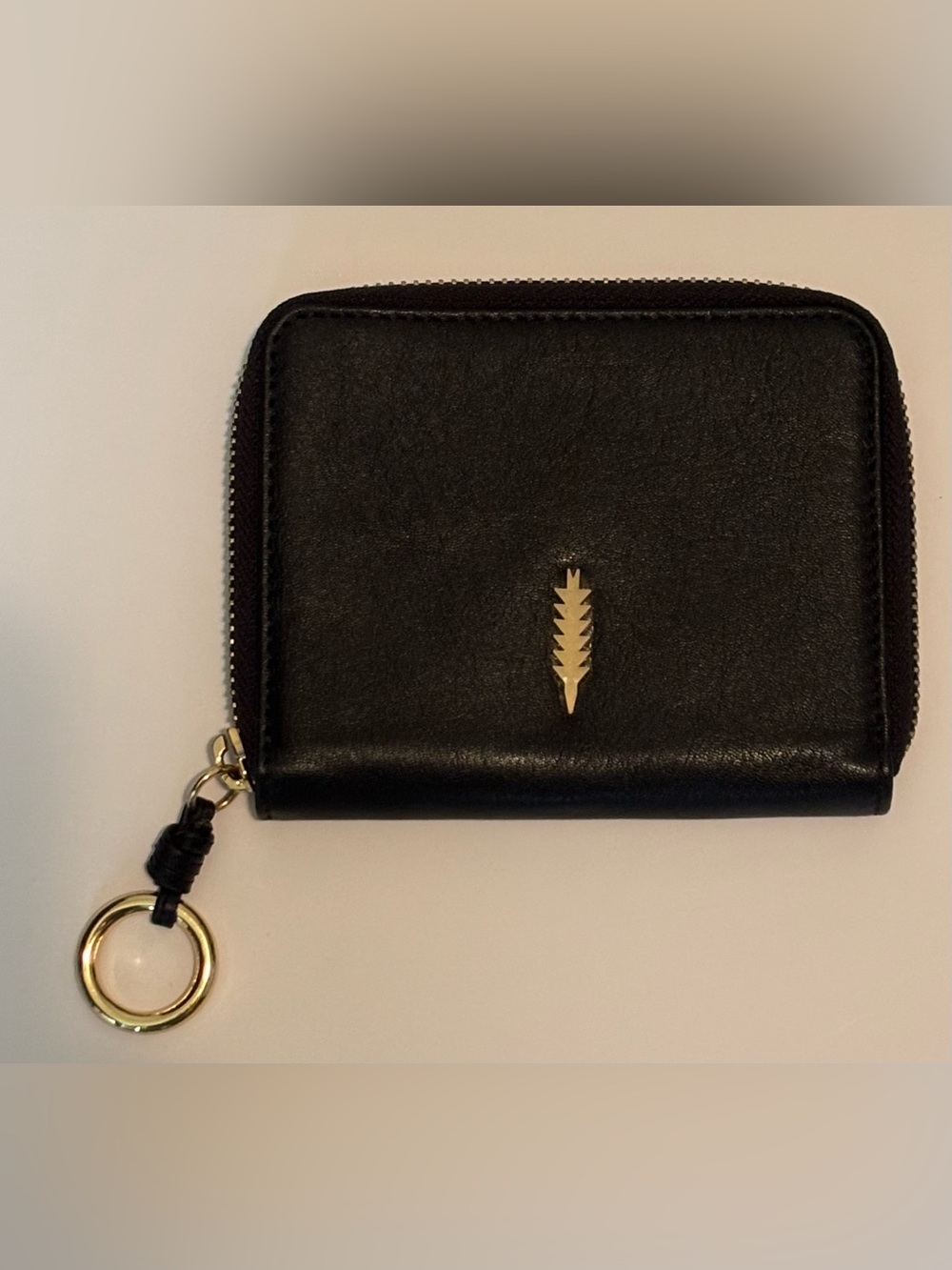 NWOT Thacker New York | Julia Zip-Around Wallet | Black Leather - Picture 2 of 10